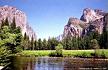 El Capitan, Merced River, Bridalveil Falls, Cathedral Rocks